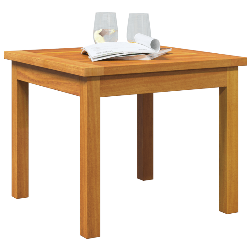 Casa si Gradina - Gradina si terasa - Mobilier exterior - Canapele si fotolii gradina - Masa laterala, 45x45x38 cm, lemn masiv acacia - Infinity.ro