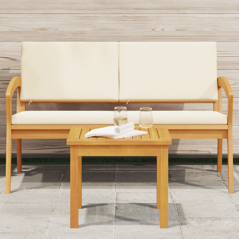 Casa si Gradina - Gradina si terasa - Mobilier exterior - Canapele si fotolii gradina - Masa laterala, 45x45x38 cm, lemn masiv acacia - Infinity.ro