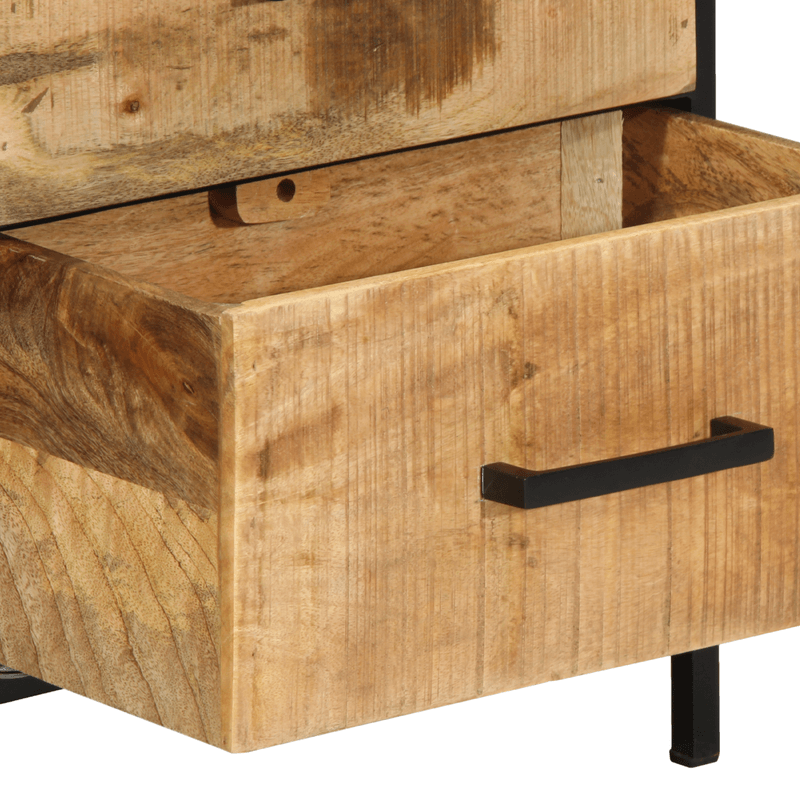 Casa si Gradina - Mobilier - Comode si corpuri - Noptiere - Noptiera 40x35x50 cm Lemn Masiv Mango Duro - Infinity.ro