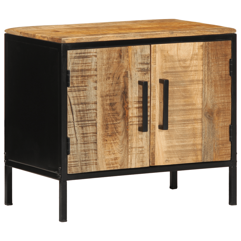 Casa si Gradina - Mobilier - Comode si corpuri - Noptiere - Dulapuri de Noptiera 2 buc 50x30x45 cm Lemn Masiv de Mango - Infinity.ro