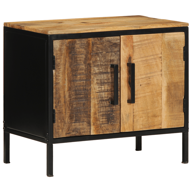 Casa si Gradina - Mobilier - Comode si corpuri - Noptiere - Dulapuri de Noptiera 2 buc 50x30x45 cm Lemn Masiv de Mango - Infinity.ro