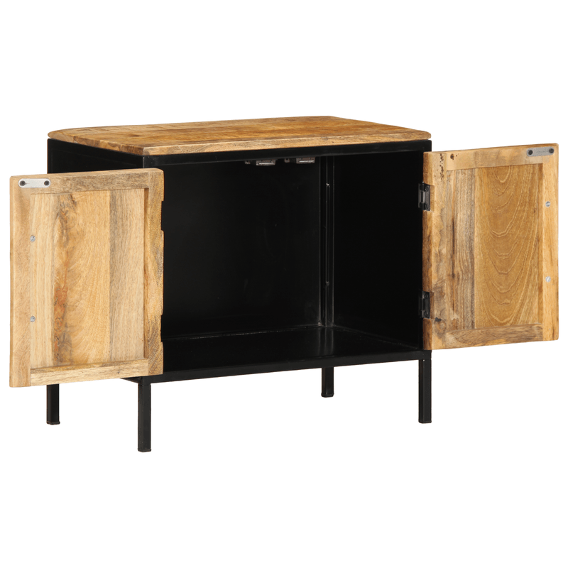 Casa si Gradina - Mobilier - Comode si corpuri - Noptiere - Dulapuri de Noptiera 2 buc 50x30x45 cm Lemn Masiv de Mango - Infinity.ro