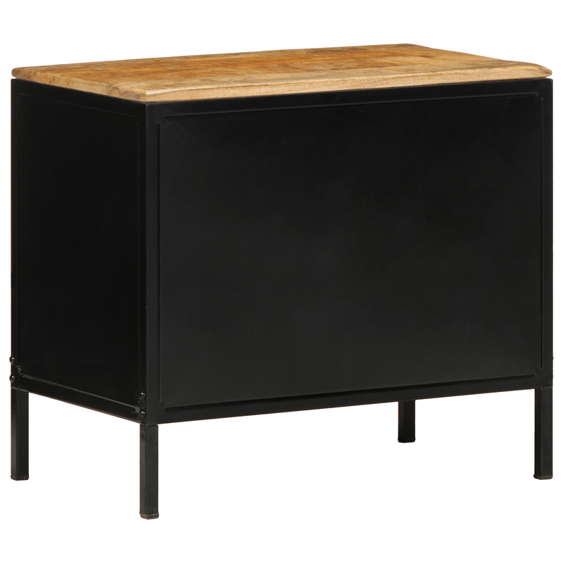Casa si Gradina - Mobilier - Comode si corpuri - Noptiere - Dulapuri de Noptiera 2 buc 50x30x45 cm Lemn Masiv de Mango - Infinity.ro