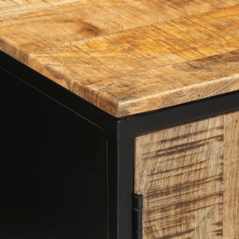 Casa si Gradina - Mobilier - Comode si corpuri - Noptiere - Dulapuri de Noptiera 2 buc 50x30x45 cm Lemn Masiv de Mango - Infinity.ro