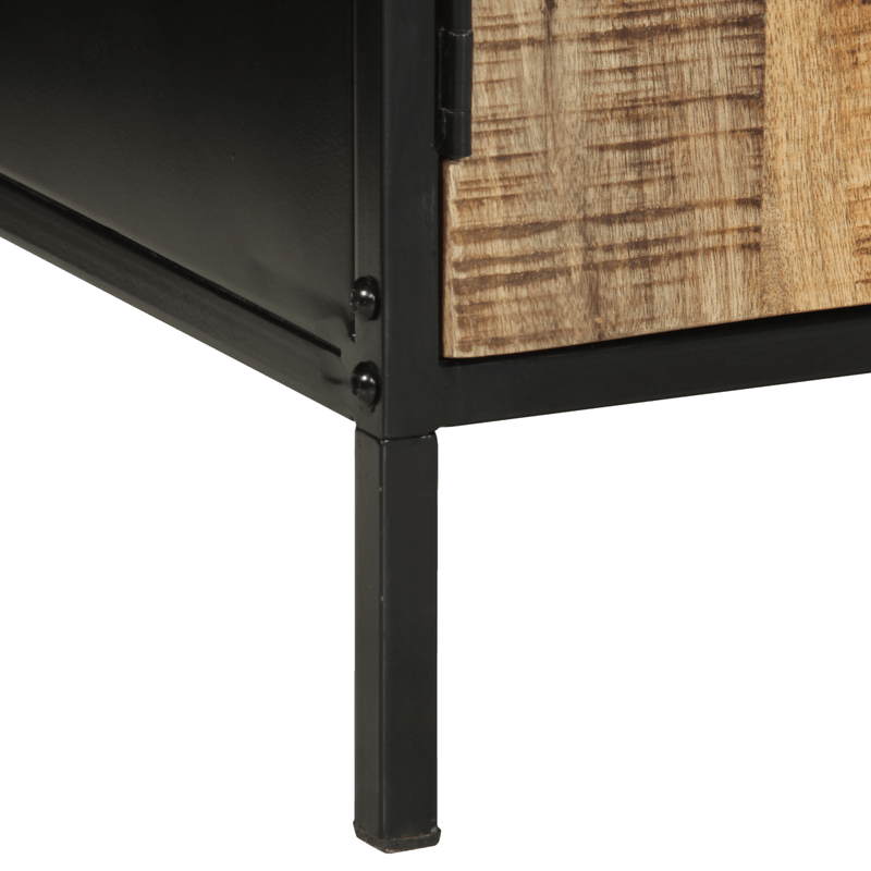 Casa si Gradina - Mobilier - Comode si corpuri - Noptiere - Dulapuri de Noptiera 2 buc 50x30x45 cm Lemn Masiv de Mango - Infinity.ro