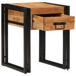 Casa si Gradina - Mobilier - Mese si birouri - Mese living - Masa laterala, 40x40x50 cm, lemn masiv de acacia - Infinity.ro