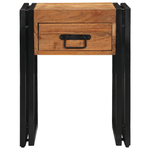 Casa si Gradina - Mobilier - Mese si birouri - Mese living - Masa laterala, 40x40x50 cm, lemn masiv de acacia - Infinity.ro