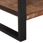 Casa si Gradina - Mobilier - Comode si corpuri - Noptiere - Masa de colt Multicolor 40x40x80 cm Lemn solid recuperat - Infinity.ro