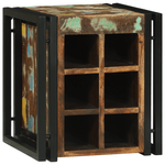 Casa si Gradina - Mobilier - Biblioteci si rafturi - Rafturi - Raft vin 34.5x35x39 cm din lemn reciclat - Infinity.ro