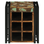 Casa si Gradina - Mobilier - Biblioteci si rafturi - Rafturi - Raft vin 34.5x35x39 cm din lemn reciclat - Infinity.ro