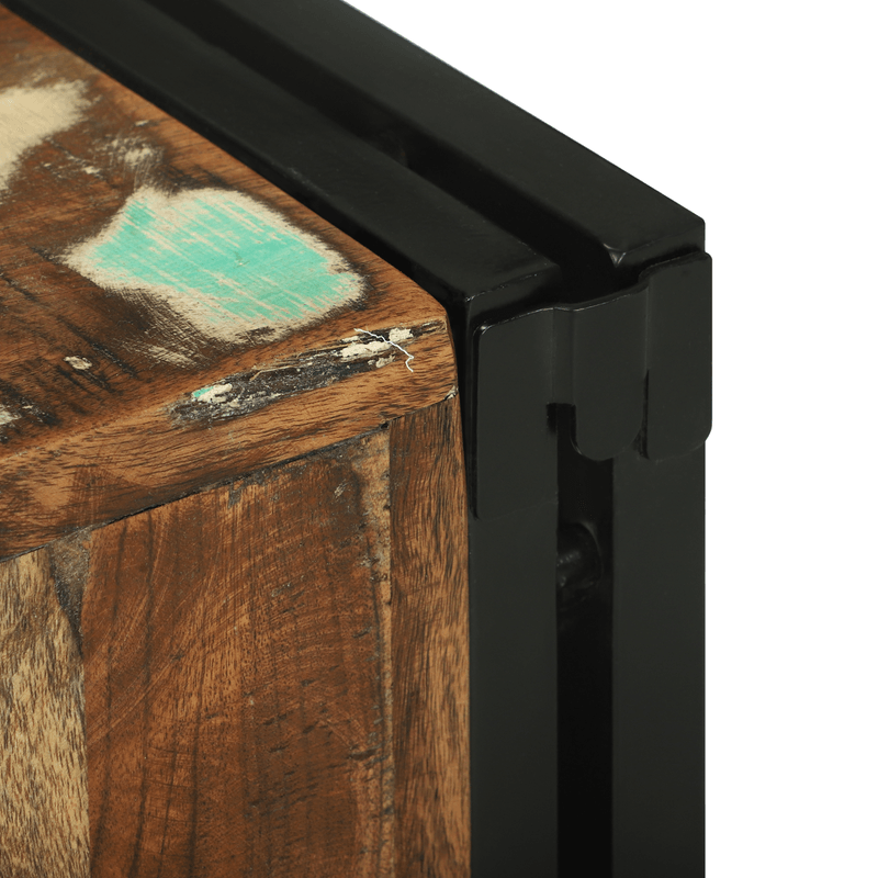 Casa si Gradina - Mobilier - Biblioteci si rafturi - Rafturi - Raft vin 34.5x35x39 cm din lemn reciclat - Infinity.ro