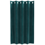 Casa si Gradina - Textile si covoare - Perdele si draperii - Draperii - Draperii opace cu ocheti, 2 buc., verde inchis, catifea - Infinity.ro