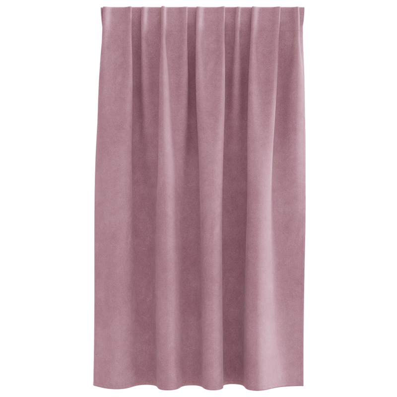 Casa si Gradina - Textile si covoare - Perdele si draperii - Draperii - Draperii opace cu banda superioara, 2 buc., roz inchis, catifea - Infinity.ro