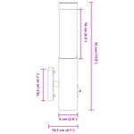 Casa si Gradina - Corpuri si surse de iluminat - Veioze si lampi - Lampi de veghe - Lumina de perete exterior cu senzor argintie din otel inoxidabil IP44 - Infinity.ro