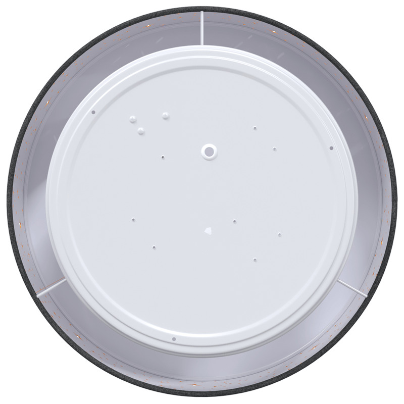 Casa si Gradina - Corpuri si surse de iluminat - Veioze si lampi - Lampi de veghe - Lustra cu abajur model stea, negru, Ø 30 cm, tesatura, E27 - Infinity.ro