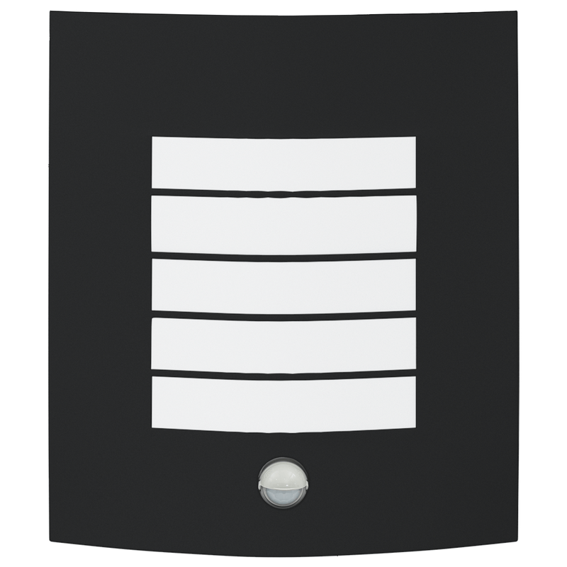 Casa si Gradina - Corpuri si surse de iluminat - Veioze si lampi - Lampi de veghe - Luminile de perete exterioare cu senzor 2 buc negru otel inoxidabil IP44 - Infinity.ro