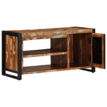 Casa si Gradina - Mobilier - Organizare si depozitare - Bancute - Banca pentru pantofi Multicolor 100x40x50 cm Lemn masiv recuperat - Infinity.ro