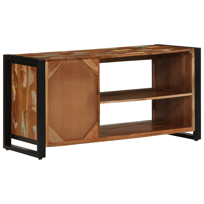 Casa si Gradina - Mobilier - Organizare si depozitare - Bancute - Banca pentru pantofi Multicolor 100x40x50 cm Lemn masiv recuperat - Infinity.ro