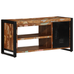 Casa si Gradina - Mobilier - Organizare si depozitare - Bancute - Banca pentru pantofi Multicolor 100x40x50 cm Lemn masiv recuperat - Infinity.ro