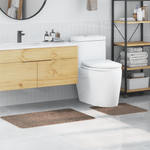 Casa si Gradina - Textile si covoare - Covoare - Covorase baie - Set 2 covorase baie, maro, polipropilena, antiderapant - Infinity.ro