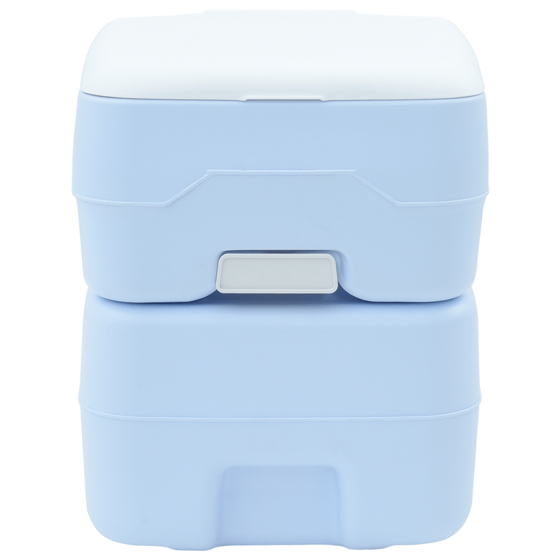 Sport si Outdoor - Camping - Accesorii camping si drumetii - Toaleta de camping corp albastru deschis + capac alb NA NA NA - Infinity.ro