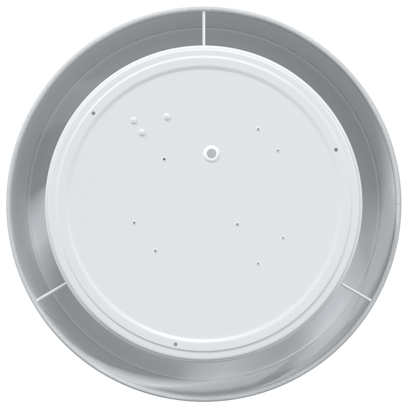 Casa si Gradina - Corpuri si surse de iluminat - Veioze si lampi - Lampi de veghe - Lustra, gri, montaj incastrat, Ø 30 cm, tesatura, E27 - Infinity.ro