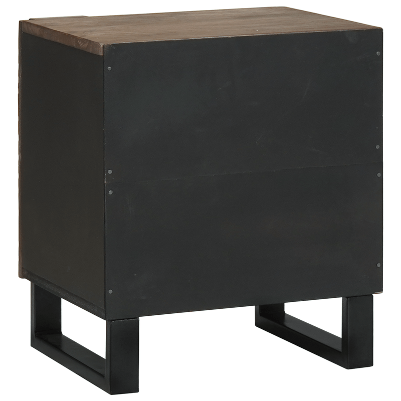 Casa si Gradina - Mobilier - Comode si corpuri - Noptiere - Cabinet de noptiera 40x33.5x46 cm Lemn masiv de nuc - Infinity.ro