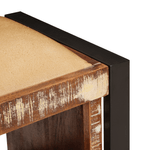 Casa si Gradina - Mobilier - Canapele si coltare - Banchete - Banca de depozitare Multicolor 80x35x40 cm Lemn masiv recuperat - Infinity.ro