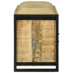 Casa si Gradina - Mobilier - Canapele si coltare - Banchete - Banca cabinet 100x35x50 cm Lemn masiv de mango brut - Infinity.ro