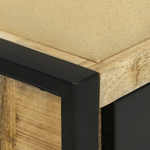 Casa si Gradina - Mobilier - Canapele si coltare - Banchete - Banca cabinet 100x35x50 cm Lemn masiv de mango brut - Infinity.ro