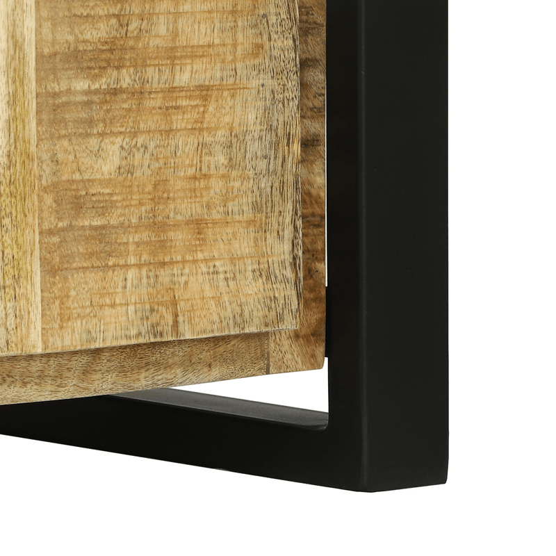 Casa si Gradina - Mobilier - Canapele si coltare - Banchete - Banca cabinet 100x35x50 cm Lemn masiv de mango brut - Infinity.ro