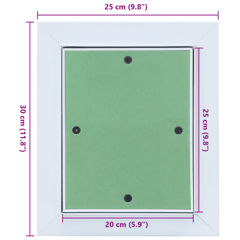Casa si Gradina - Constructii - Materiale constructii - Schele - Panou de acces cu cadru din aluminiu si gips-carton, 200x250 mm - Infinity.ro