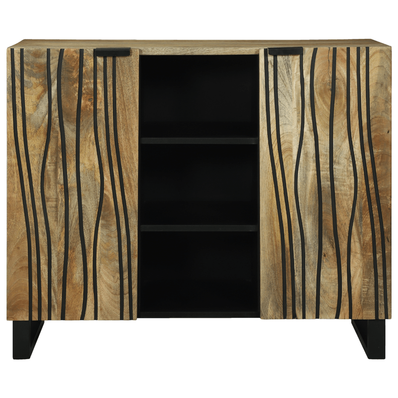 Casa si Gradina - Mobilier - Dulapuri si sifoniere - Dulapuri - Birou lateral 90x33.5x75 cm din lemn masiv de mango - Infinity.ro