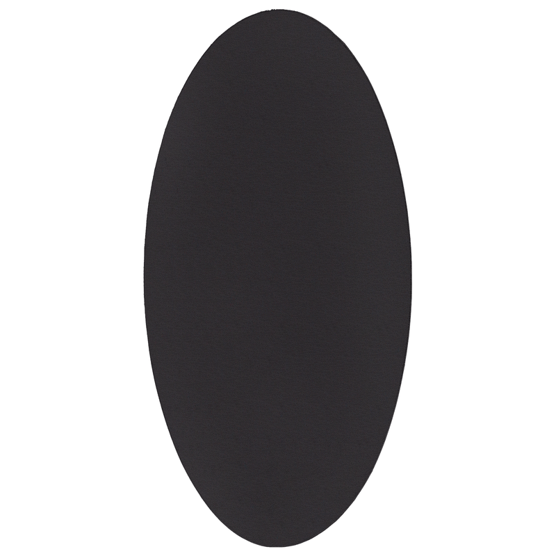 Casa si Gradina - Textile si covoare - Covoare - Covoare casa - Covor "HUARTE", negru, 100x200 cm, oval - Infinity.ro