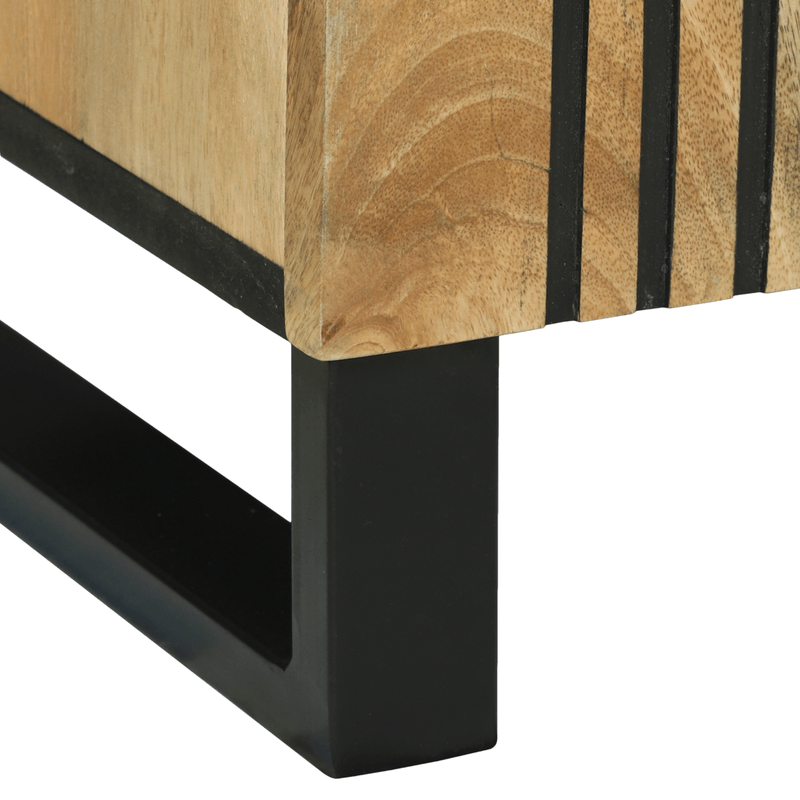 Casa si Gradina - Mobilier - Dulapuri si sifoniere - Dulapuri - Birou lateral 90x33.5x75 cm din lemn masiv de mango - Infinity.ro