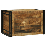 Casa si Gradina - Mobilier - Organizare si depozitare - Cutii depozitare - Cutie de depozitare 80x50x50 cm din lemn de mango - Infinity.ro