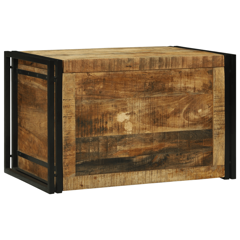 Casa si Gradina - Mobilier - Organizare si depozitare - Cutii depozitare - Cutie de depozitare 80x50x50 cm din lemn de mango - Infinity.ro