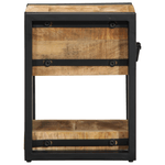 Casa si Gradina - Mobilier - Comode si corpuri - Noptiere - Noptiera, 40x40x40 cm, lemn masiv de mango - Infinity.ro