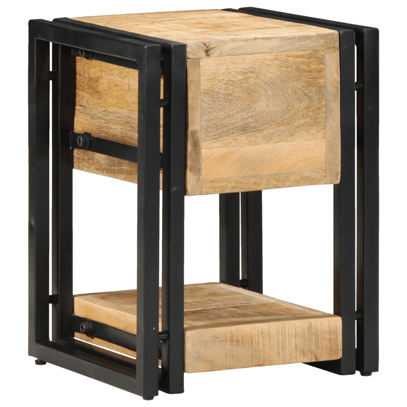 Casa si Gradina - Mobilier - Comode si corpuri - Noptiere - Noptiera, 40x40x40 cm, lemn masiv de mango - Infinity.ro