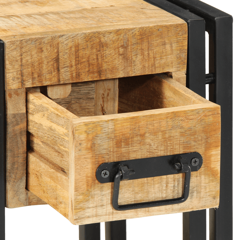 Casa si Gradina - Mobilier - Comode si corpuri - Noptiere - Noptiera, 40x40x40 cm, lemn masiv de mango - Infinity.ro