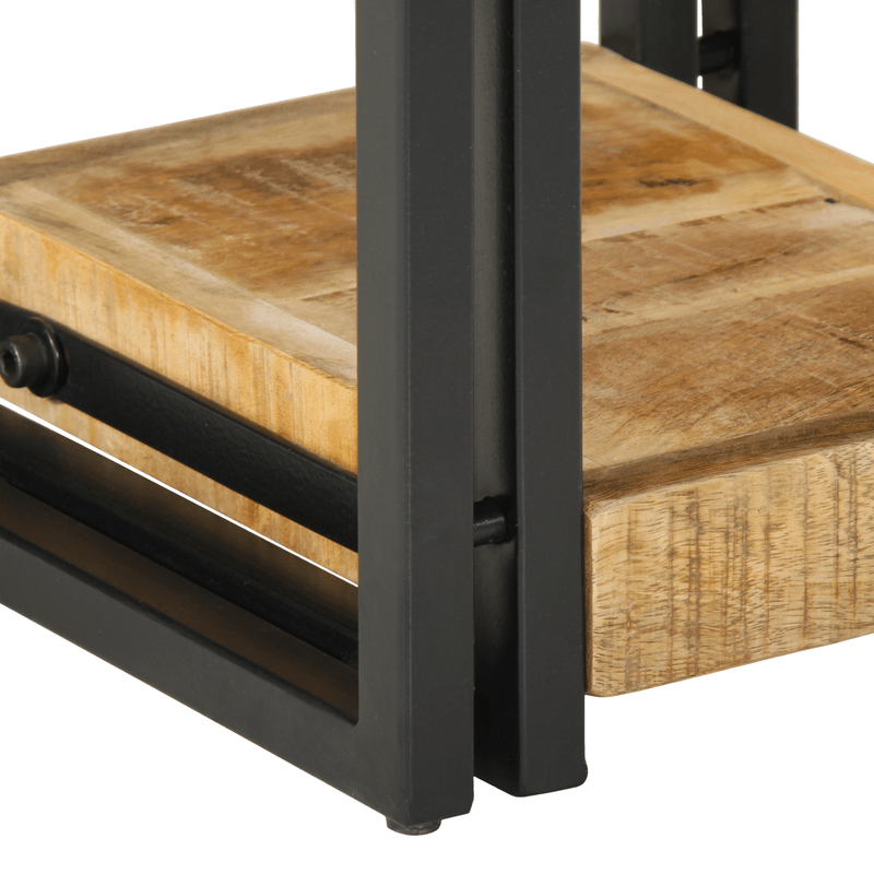 Casa si Gradina - Mobilier - Comode si corpuri - Noptiere - Noptiera, 40x40x40 cm, lemn masiv de mango - Infinity.ro