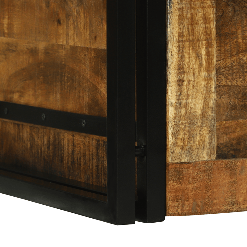 Casa si Gradina - Mobilier - Organizare si depozitare - Cutii depozitare - Cutie de depozitare 80x50x50 cm din lemn de mango - Infinity.ro