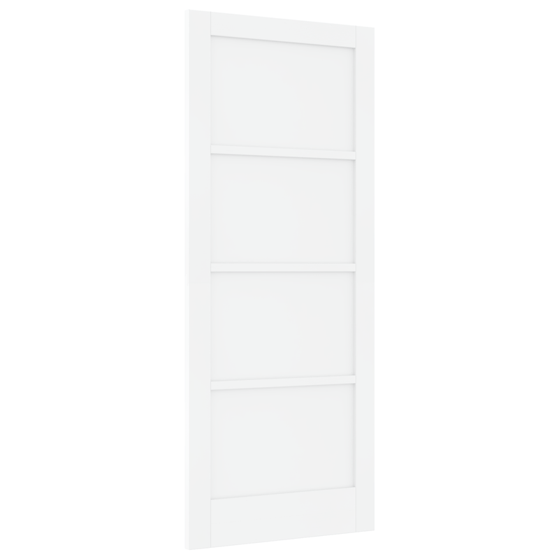 Casa si Gradina - Constructii - Usi interior, exterior si garaj - Usi garaj - Usa interioara 'ORKDAL'alba 83x202x4 cm din lemn masiv de pin - Infinity.ro