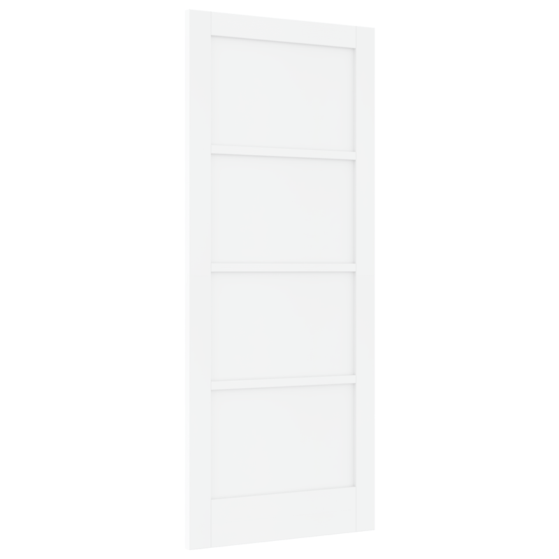 Casa si Gradina - Constructii - Usi interior, exterior si garaj - Usi garaj - Usa interioara 'ORKDAL'alba 83x202x4 cm din lemn masiv de pin - Infinity.ro