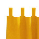 Casa si Gradina - Textile si covoare - Perdele si draperii - Draperii - Draperii opace cu agatatoare, 2 buc., galben mustar, catifea - Infinity.ro