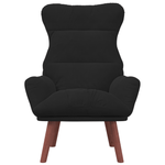 Casa si Gradina - Mobilier - Scaune si fotolii - Fotolii - Fotoliu de Relaxare Catifea Neagra - Infinity.ro