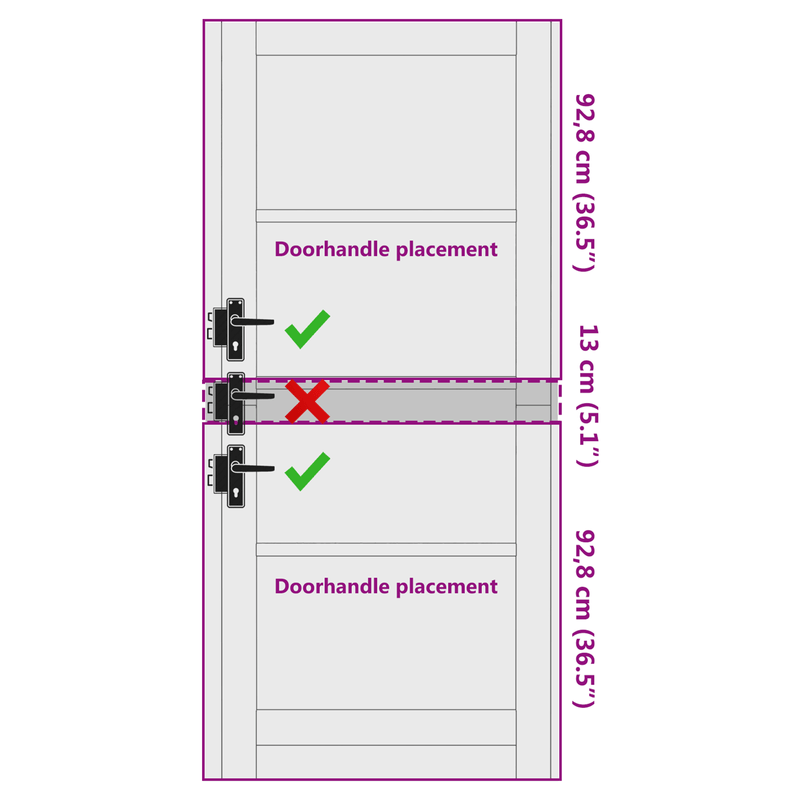 Casa si Gradina - Constructii - Usi interior, exterior si garaj - Usi garaj - Usa Interioara "ORKDAL" 86x198.5x4 cm Lemn Solid Pin - Infinity.ro