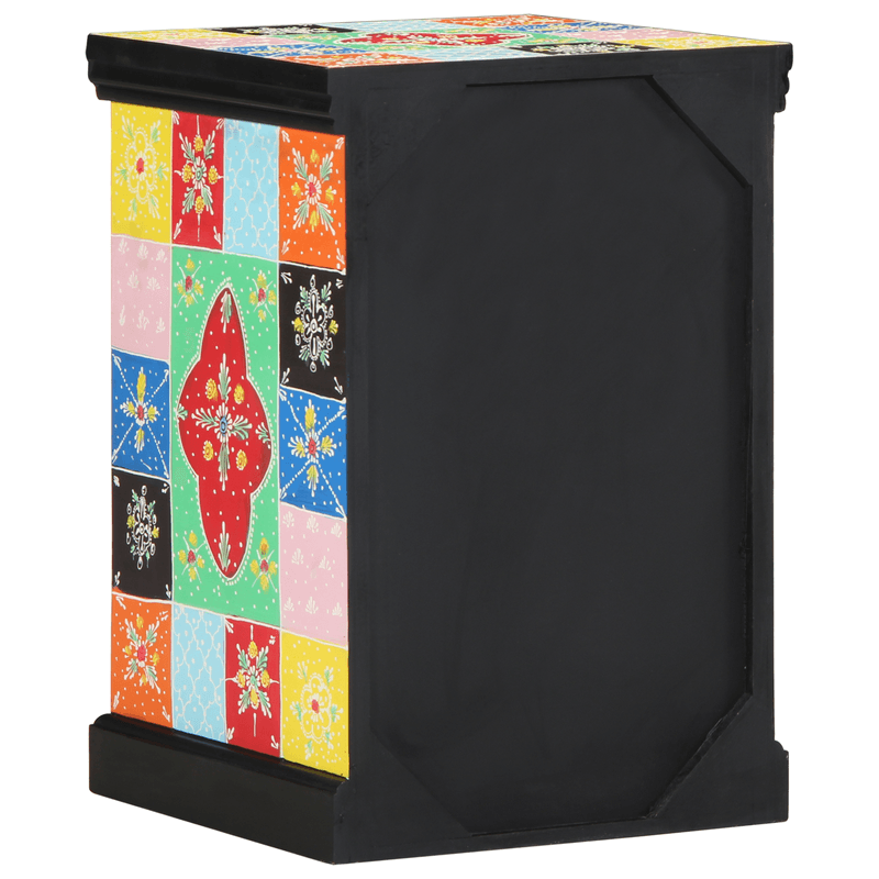 Casa si Gradina - Mobilier - Comode si corpuri - Comode - Dulap cu sertar, multicolor, 40x40x60 cm, lemn masiv mango - Infinity.ro