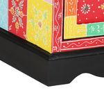 Casa si Gradina - Mobilier - Comode si corpuri - Comode - Dulap cu sertar, multicolor, 40x40x60 cm, lemn masiv mango - Infinity.ro