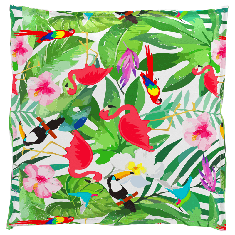 Casa si Gradina - Gradina si terasa - Mobilier exterior - Perne decorative exterior - Perne paleti de sezut, jungla tropicala 70x70x12 cm, oxford - Infinity.ro